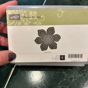Stampin' Up! | Art | Stampin Up Retired Wood Set Of Stamp Bloom For You ...